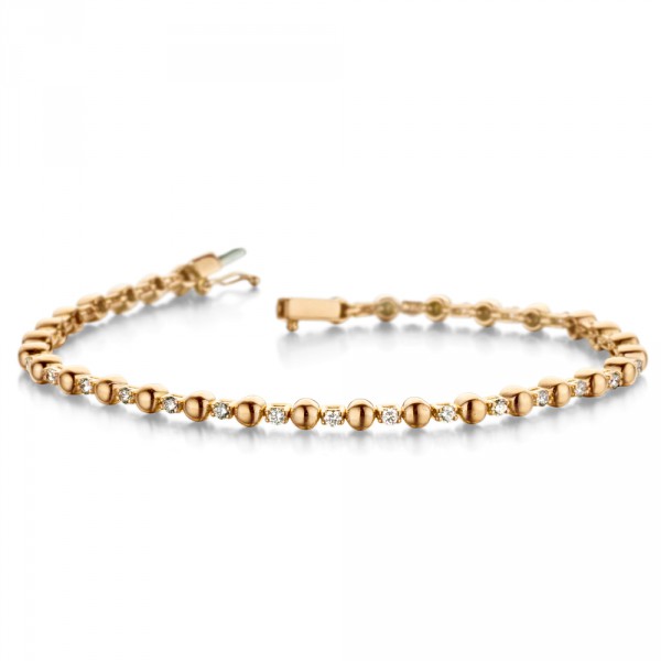 Geel gouden armband