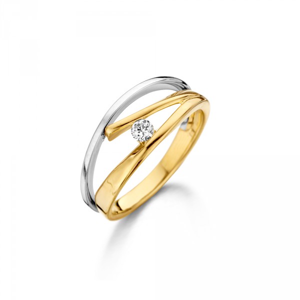 Geel gouden ring