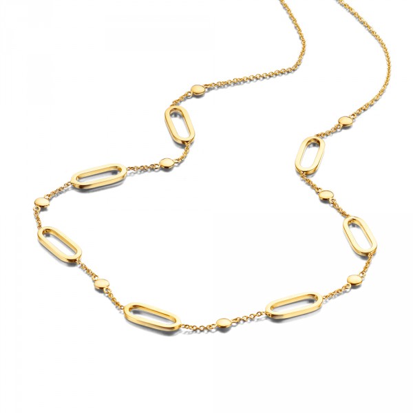 Geel gouden collier