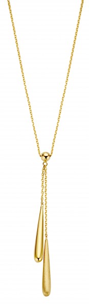 Geel gouden collier