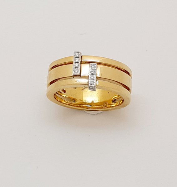 Geel gouden ring