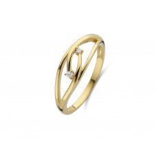 Geel gouden ring