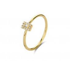 Geel gouden ring