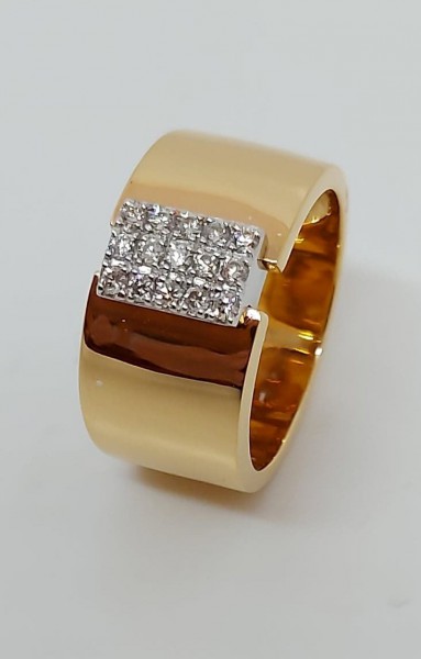 Rosé gouden ring