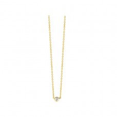 Geel gouden collier