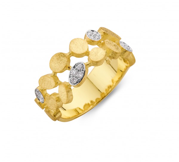 Geel gouden ring