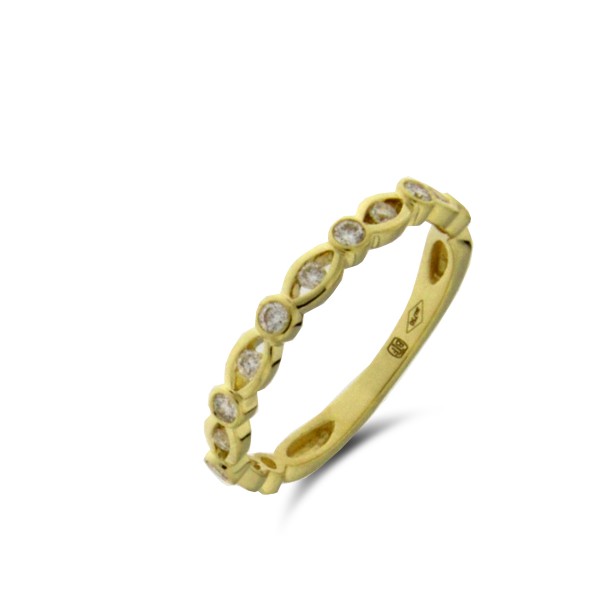 Geel gouden ring