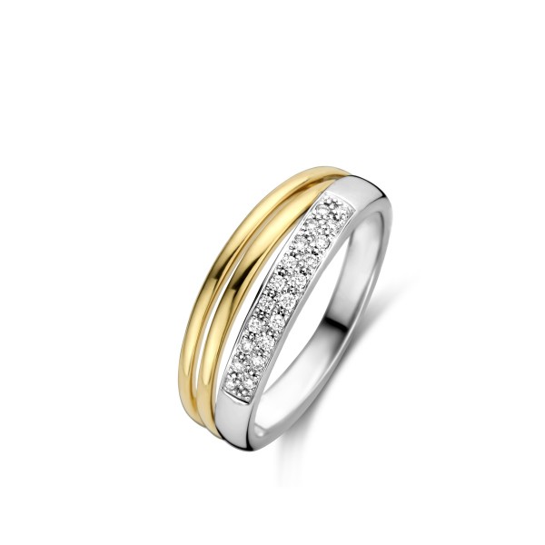 Bicolor gouden ring