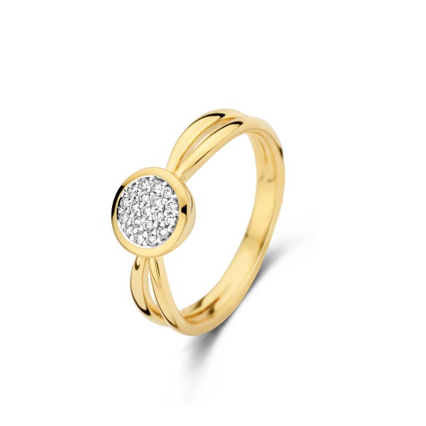 Bicolor gouden ring