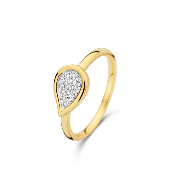 Bicolor gouden ring