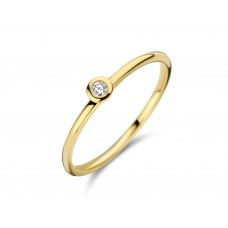 Geel gouden ring