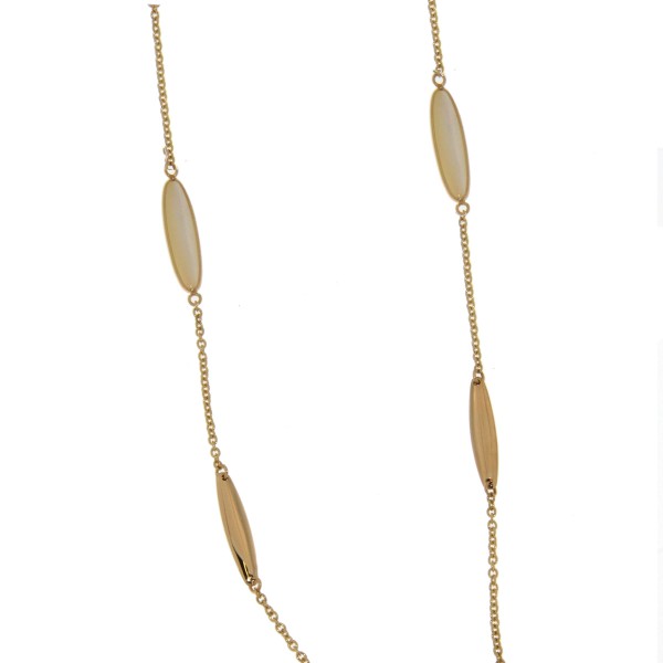 Geel gouden collier