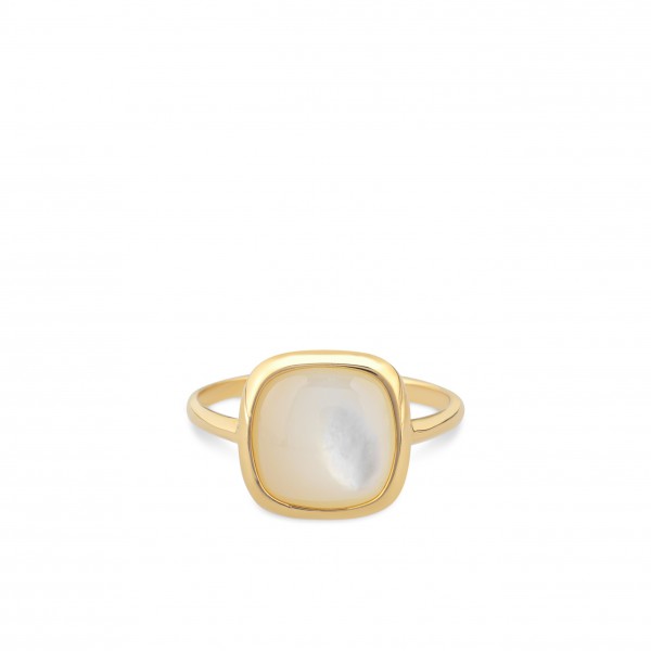 Geel gouden ring