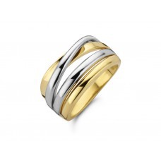 Bicolor gouden ring