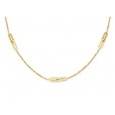 Geel gouden collier