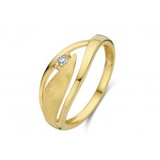 Geel gouden ring