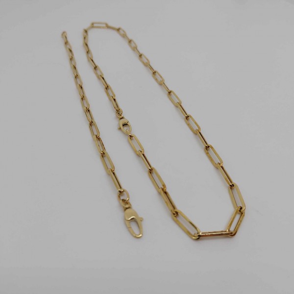 Geel gouden collier