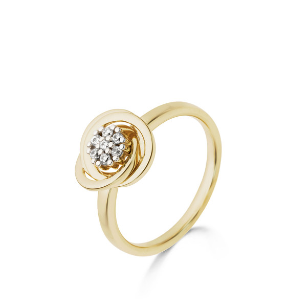 Bicolor gouden ring