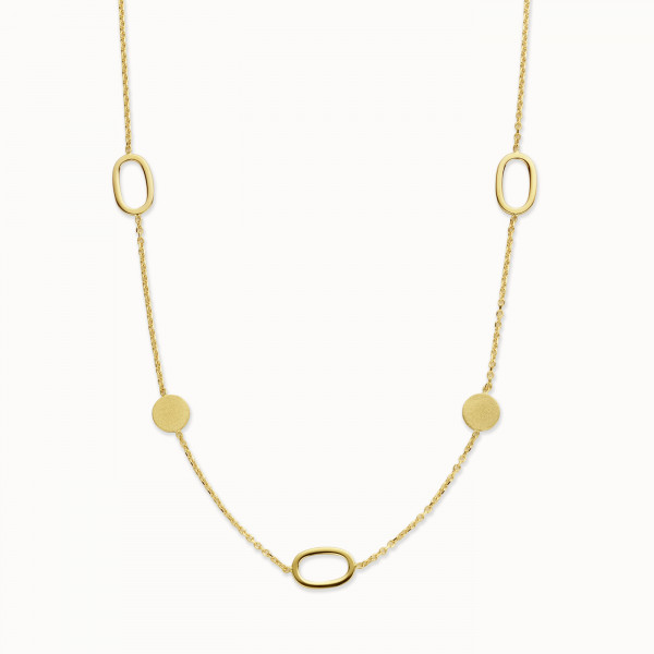 Geel gouden collier