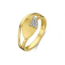 Geel gouden ring