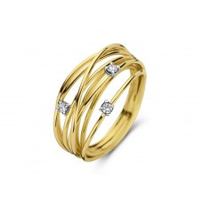 Geel gouden ring