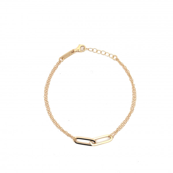 Geel gouden armband