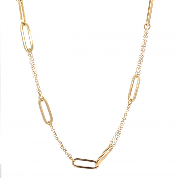 Geel gouden collier