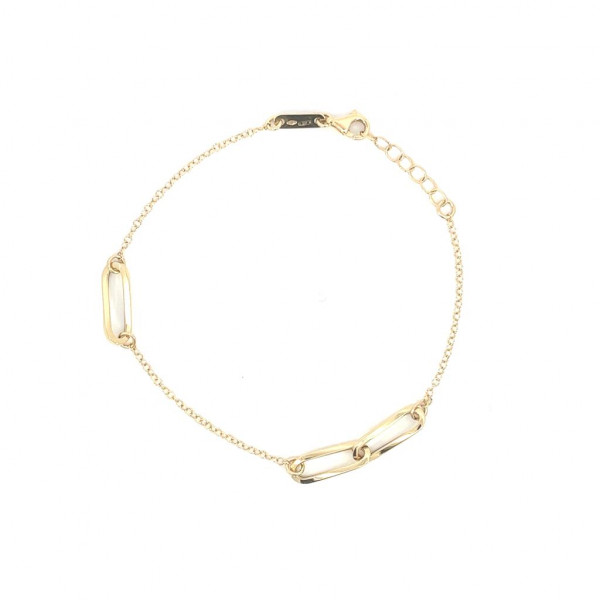 Geel gouden armband