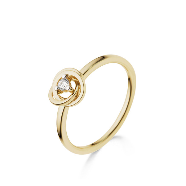 Geel gouden ring