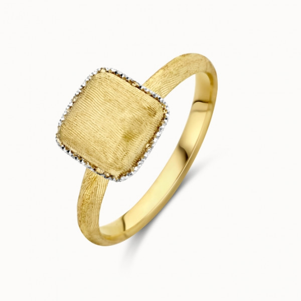 Geel gouden ring