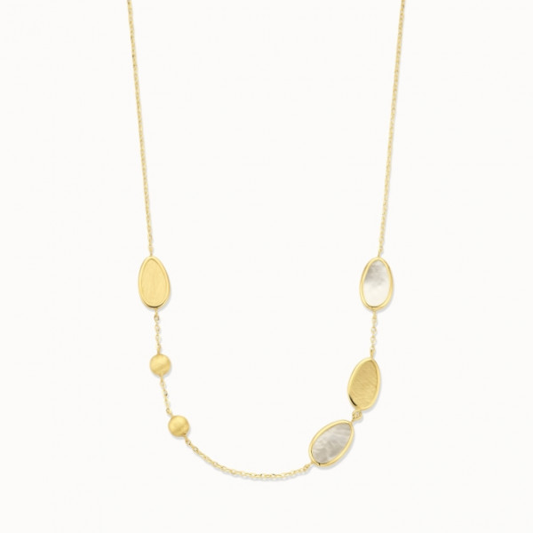 Geel gouden collier