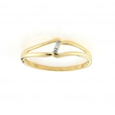 Bicolor gouden ring