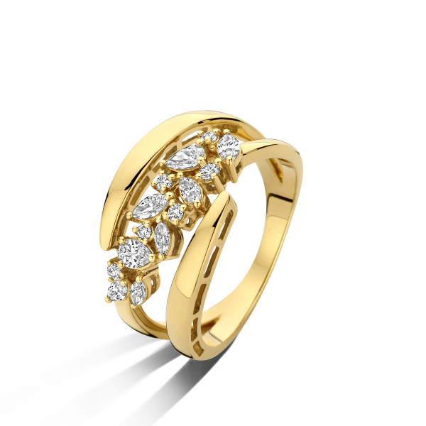 Geel gouden ring