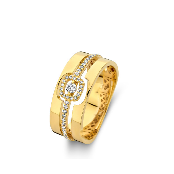 Geel gouden ring