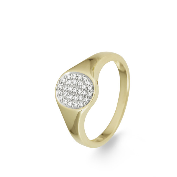 Bicolor gouden ring