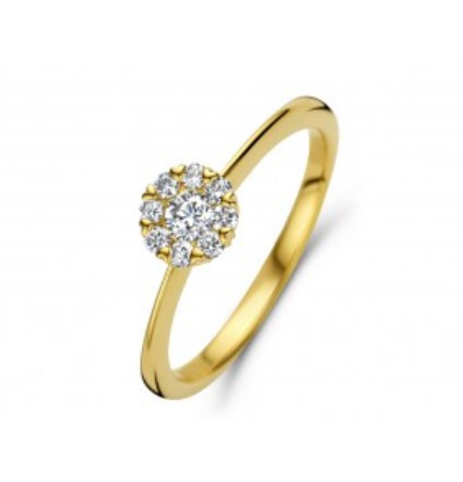 Geel gouden ring