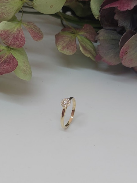 Geel gouden ring