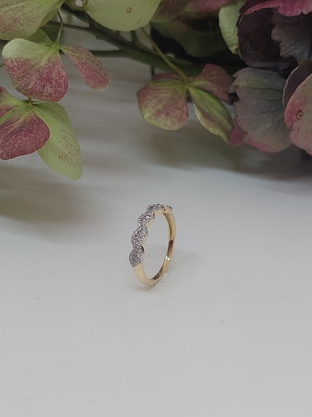 Bicolor gouden ring