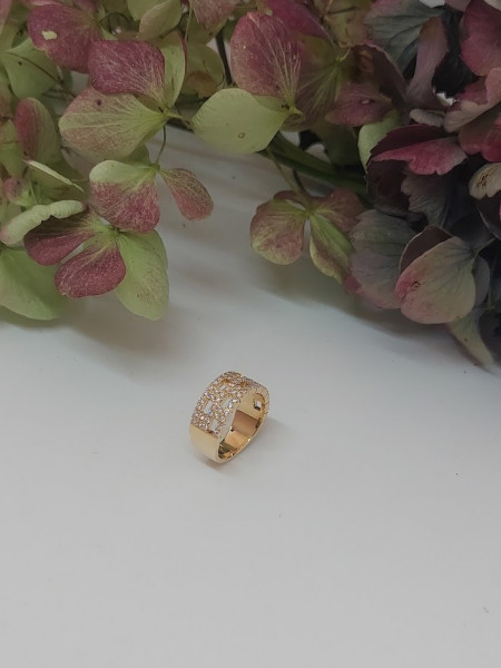 Geel gouden ring