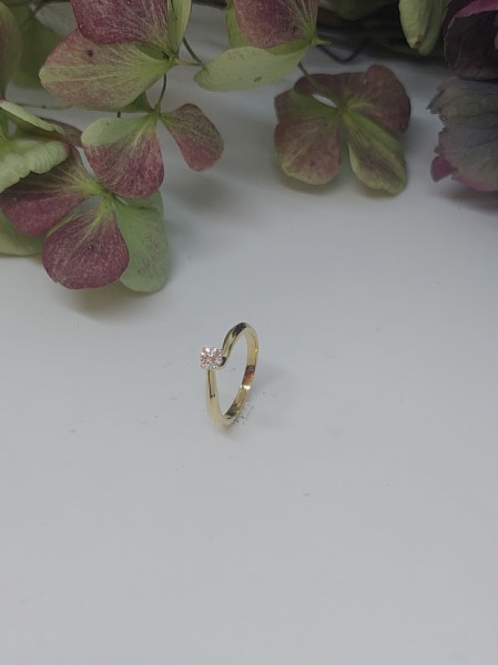 Geel gouden ring