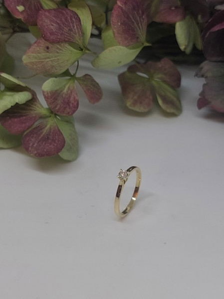 Geel gouden ring