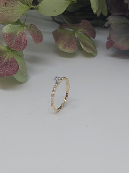 Geel gouden ring