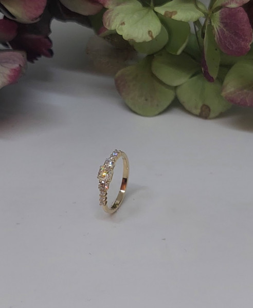 Geel gouden ring