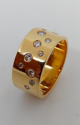 Rosé gouden ring