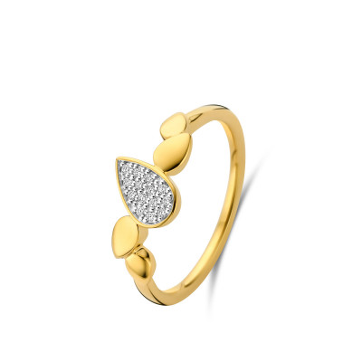 Bicolor gouden ring