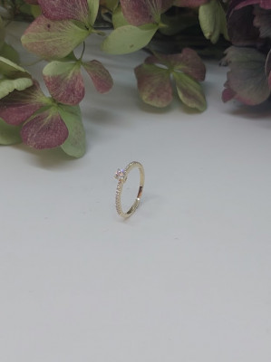 Bicolor gouden ring